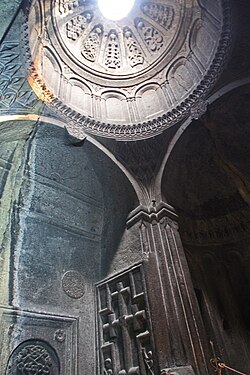 The "Chapel of the Proshyans" in Geghard was dedicated by Prince Prosh in 1283.
