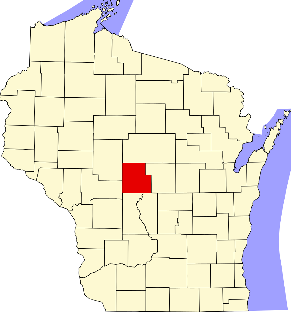 File:Map of Wisconsin highlighting Wood County.svg