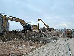 The Remains of the Old Post Office ruins, Belgrade (2025)