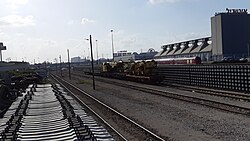 Bney Brak rail yard, the view from the east