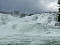 Close-up of the falls.