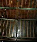 Cliffe Castle Museum, stairwell ceiling (edge).