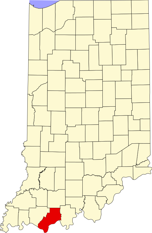 File:Map of Indiana highlighting Spencer County.svg