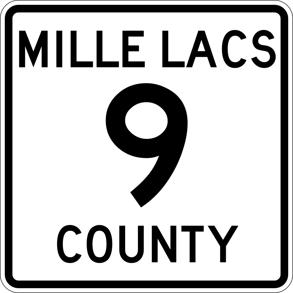 File:Mille Lacs County 9 MN.svg