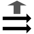 File:Text direction LTRup.svg