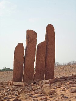 Columns of Rajajil – ancient standing stone pillars