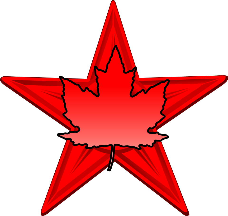 File:Canadian Barnstar - Red v2.svg