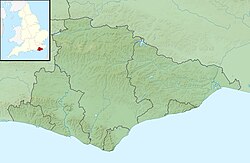 Location in East Sussex