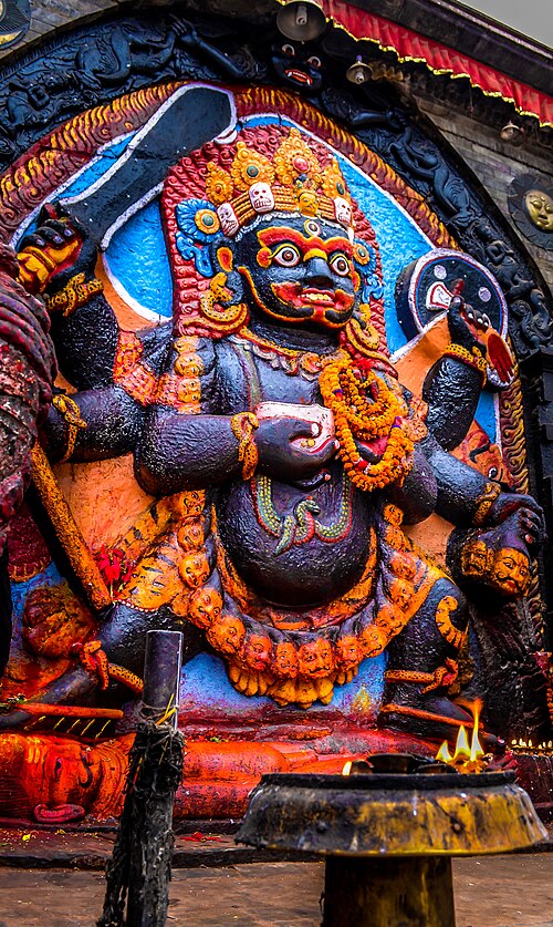 File:Kaal Bhairav at Hanumandhoka.jpg