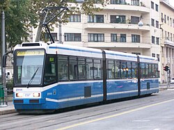 Končar TMK 2100, 16 units built 1994-2002 by Končar and TŽV Gredelj