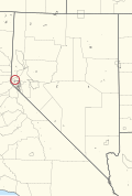 Location of Carson Colony in Nevada