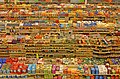 Packaged food aisles in a Fred Meyer, a hypermarket chain in the Pacific Northwest