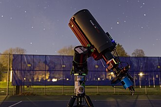 Ritchey–Chrétien imaging in a tennis court