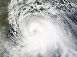Hurricane Ike over the Gulf of Mexico