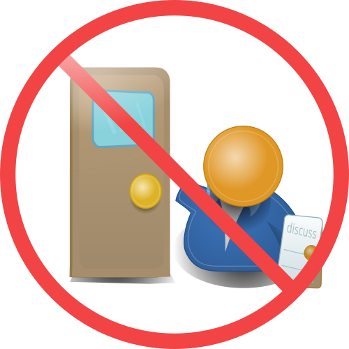 File:No canvassing.svg