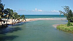 River mouth in Herreras