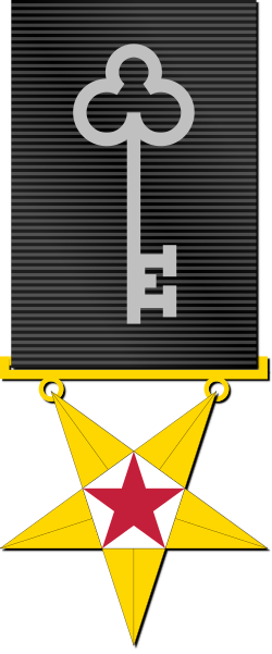 "Grandmaster Administrator First-Class, awarded for being an administrator for at least 14 years and performing at least 42,000 administrative actions"