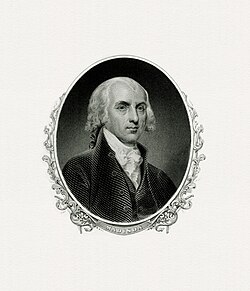 MADISON, James-President (BEP engraved portrait)