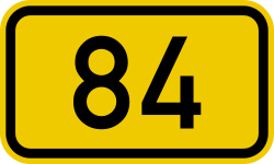 File:Bundesstraße 84 number.svg