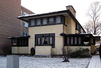 J. J. Walser Jr. House, Chicago, Illinois, 1903, Frank Lloyd Wright