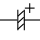 File:Capacitor old with polarity.svg