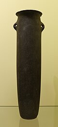 Naqada I basalt vessel. Louvre Museum.