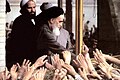 Image 10Ayatollah Ruhollah Khomeini was the Shia cleric who led the 1979 Iranian Revolution, overthrowing the Shah and establishing Iran as an Islamic Republic. (from 20th century)