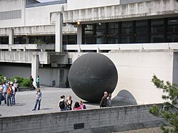 'The Sphere' sculpture