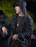 Image 5American rapper Eminem has gone by multiple honorifics, such as "King of Hip-Hop" and "King of Rap". (from Honorific nicknames in popular music)