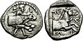 Hemidrachm coin of Pelinna struck 460-420 BC