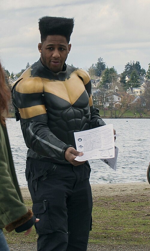 File:Phoenix Jones flyering.jpg