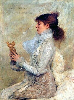 Portrait of Sarah Bernhardt by Jules Bastien-Lepage