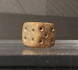 Terracotta die from Mohenjo-daro, c. 2600-1900 BCE
