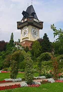 The Uhrturm and park