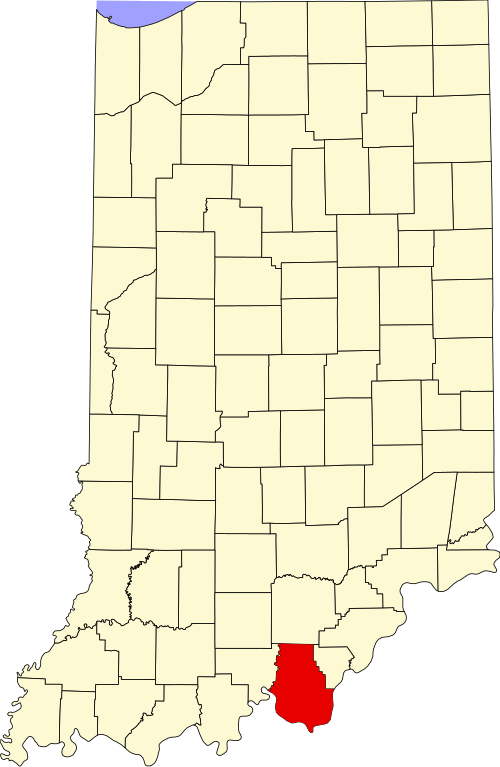 File:Map of Indiana highlighting Harrison County.svg