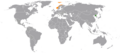 Location map for North Korea and Norway.