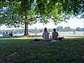 Image 9Public naturist recreation area at Lake Unterbach; Strandbad Süd, Düsseldorf-Unterbach, Germany (from Naturism)