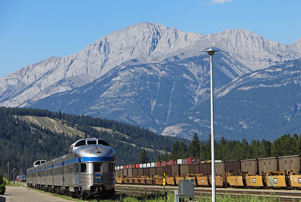File:Hawk Mountain seen from Jasper, Alberta.jpg
