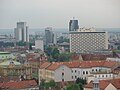 City skyline with The Westin Zagreb, from Upper Town