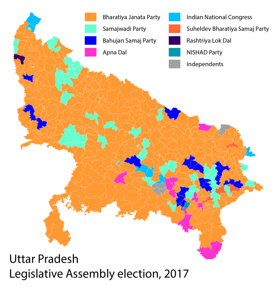 File:2017 Uttar Pradesh election result.png