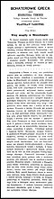A Polish translation of a French work using a series of dots as a dinkus. The dinkus separates the translator's notes from the text.