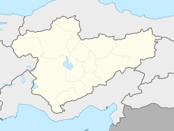 Günyüzü is located in Turkey Central Anatolia