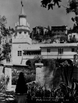 Roman Gardens in Hollywood, California