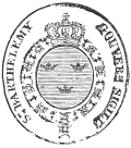 Seal of governor (1784–1877) of Saint Barthélemy