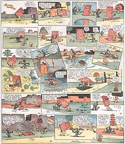 Krazy Kat Sunday comic strip