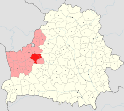 Location of Novogrudok district