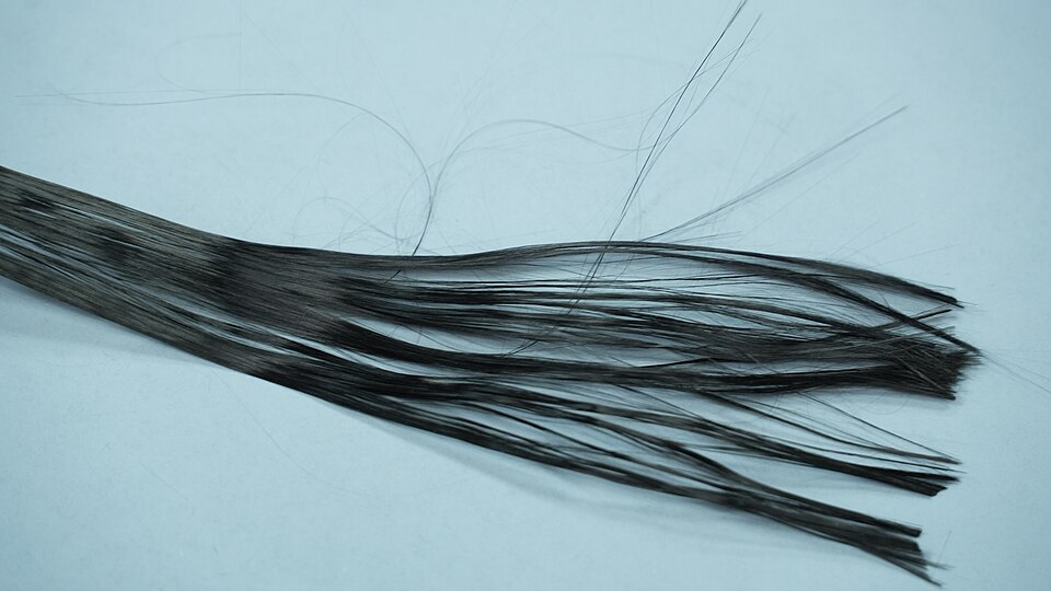File:Carbon fiber bundle.jpg