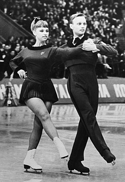 Eva Romanová and Pavel Roman at the 1965 World Championships