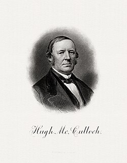 Hugh McCulloch1865–69, 1884–85