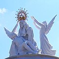 Crowned statue of the Blessed Virgin, Spain